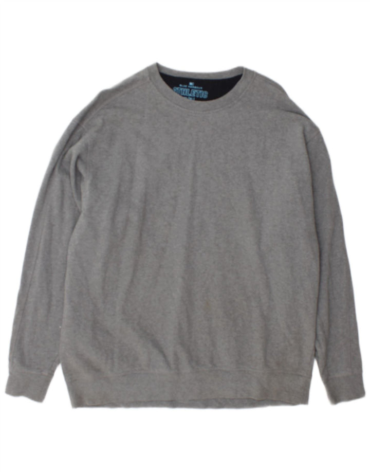 Marks & Spencer Mens Sweatshirt Jumper XL Grey Cotton