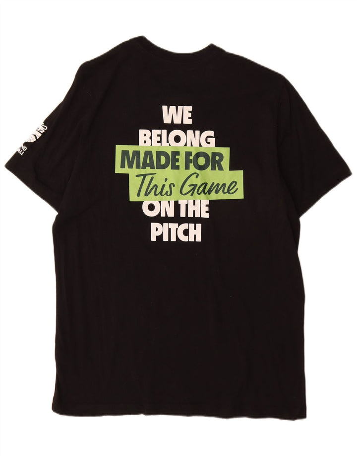 Nike Mens Graphic T-Shirt Top Large Black Cotton
