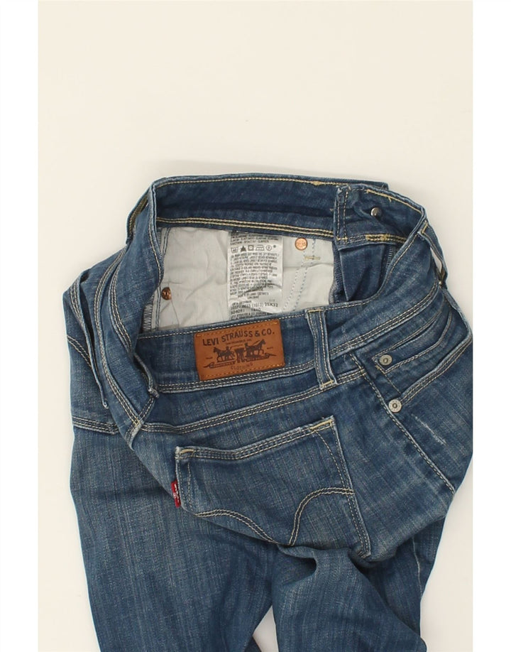 LEVI'S Womens 571 Slim Jeans W25 L32 Blue Vintage Levi's and Second-Hand Levi's from Messina Hembry 