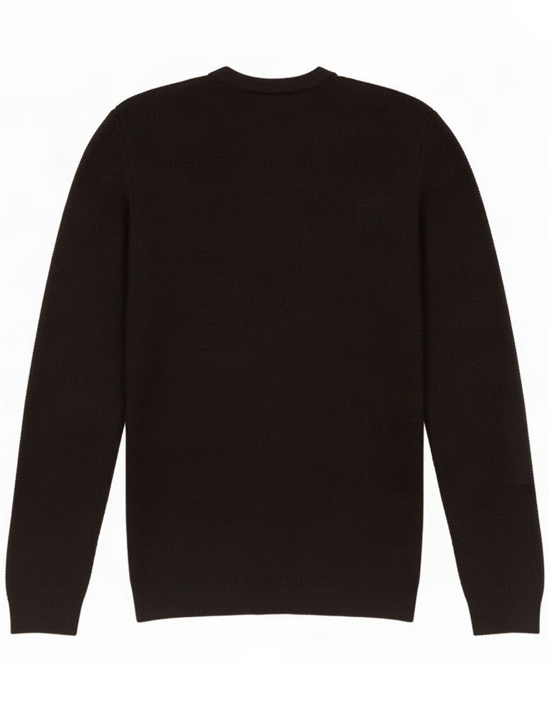 Reiss Mens Crew Neck Jumper Sweater Medium Black Wool