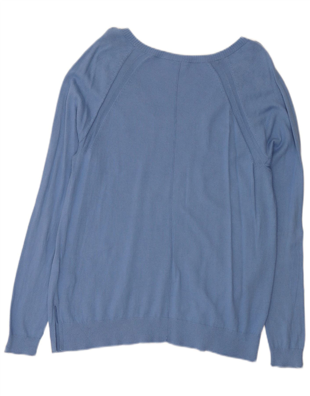 Gap Pull col V pour femme UK 14 Bleu moyen Coton