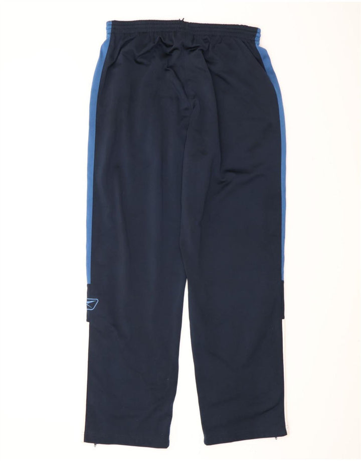 Reebok Træningsdragtsbukser til mænd Small Navy Blue Colourblock Polyester