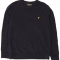 Lyle & Scott Mens Sweatshirt Jumper XL Navy Blue Cotton