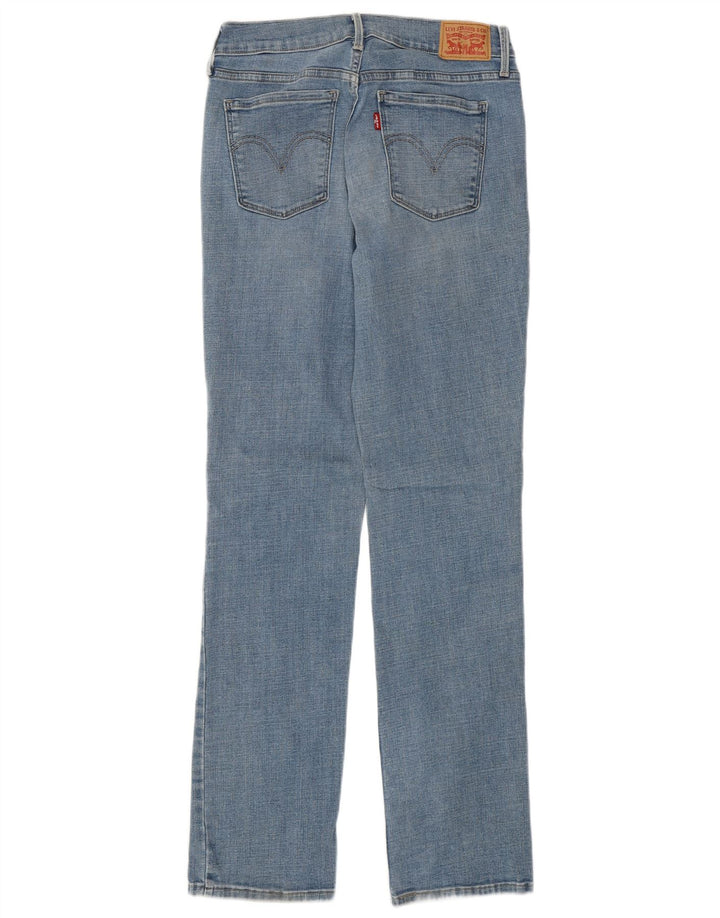 Levi's Womens 505 Straight Jeans US 6 Medium W28 L32 Blue Cotton