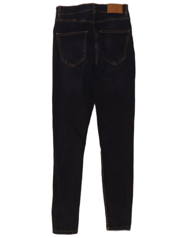 Zara Vaqueros pitillo para mujer EU 38 Small W28 L28 Algodón azul marino