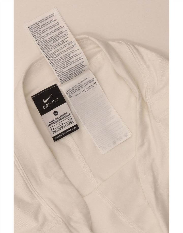 Nike Dri Fit Skort für Mädchen, 13–14 Jahre, XL, weißes Polyester