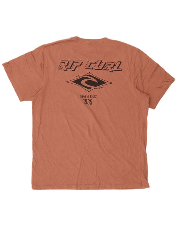 Rip Curl Camiseta gráfica de ajuste relajado para hombre Top XL Rosa