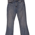 Zara Damen Bootcut Jeans EU 38 Small W28 L26 Blaue Baumwolle