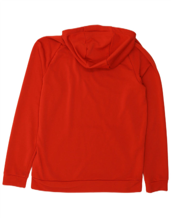 Nike Dri Fit Graphic Sudadera con capucha para hombre, color naranja medio, poliéster