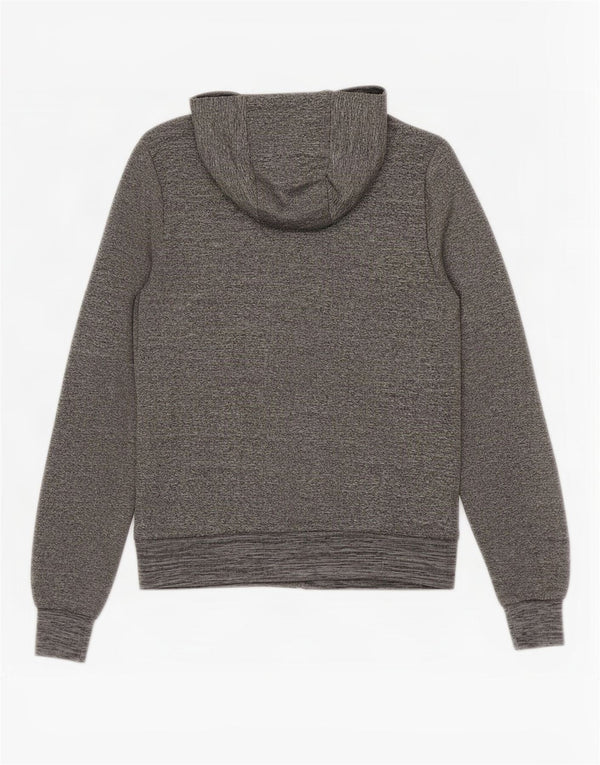 Ellesse Womens Zip Hoodie Sweater UK 8 Small Grey Colourblock Polyester