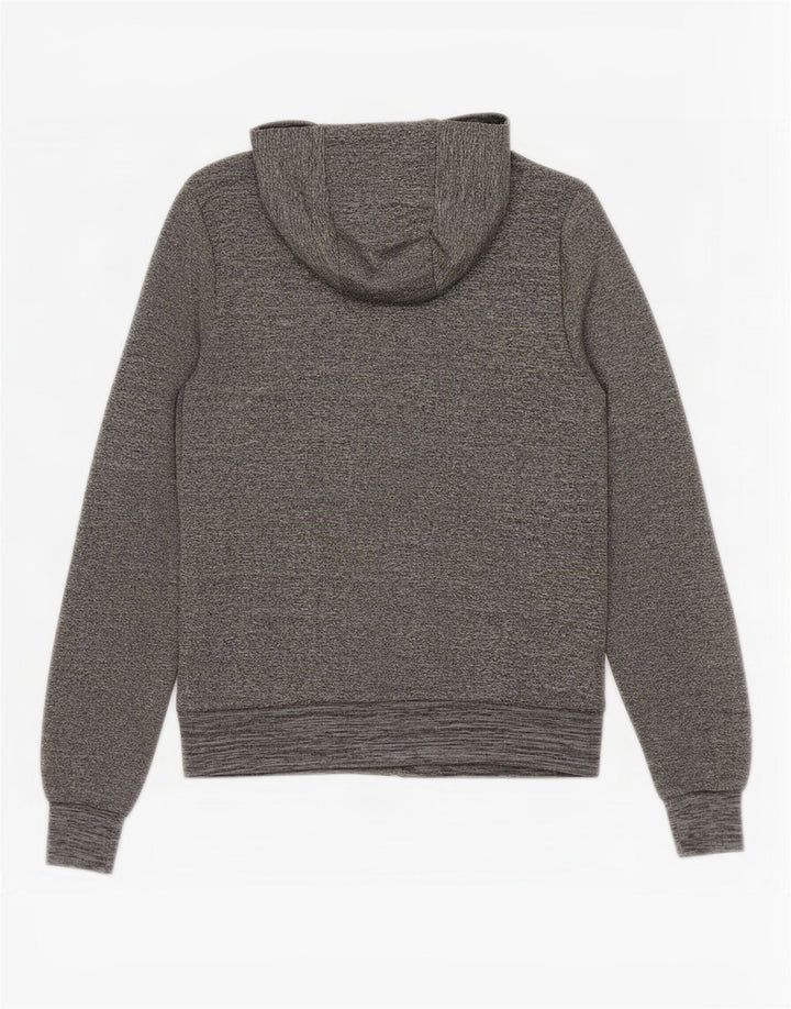 Ellesse Womens Zip Hoodie Sweater UK 8 Small Grey Colourblock Polyester