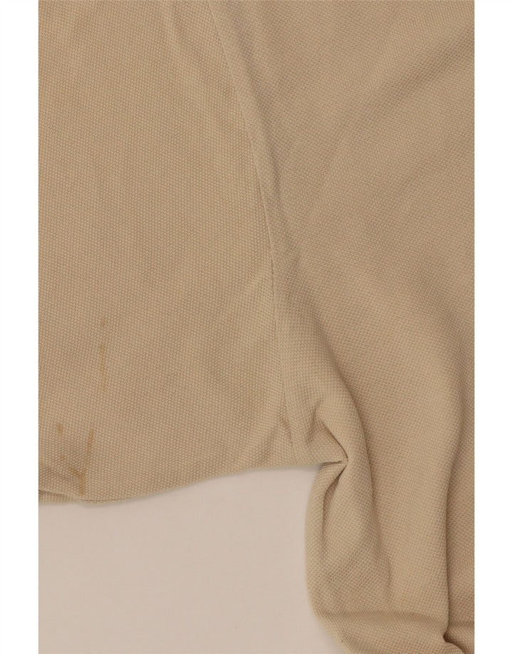 Kappa Mens Polo Shirt Medium Beige Cotton
