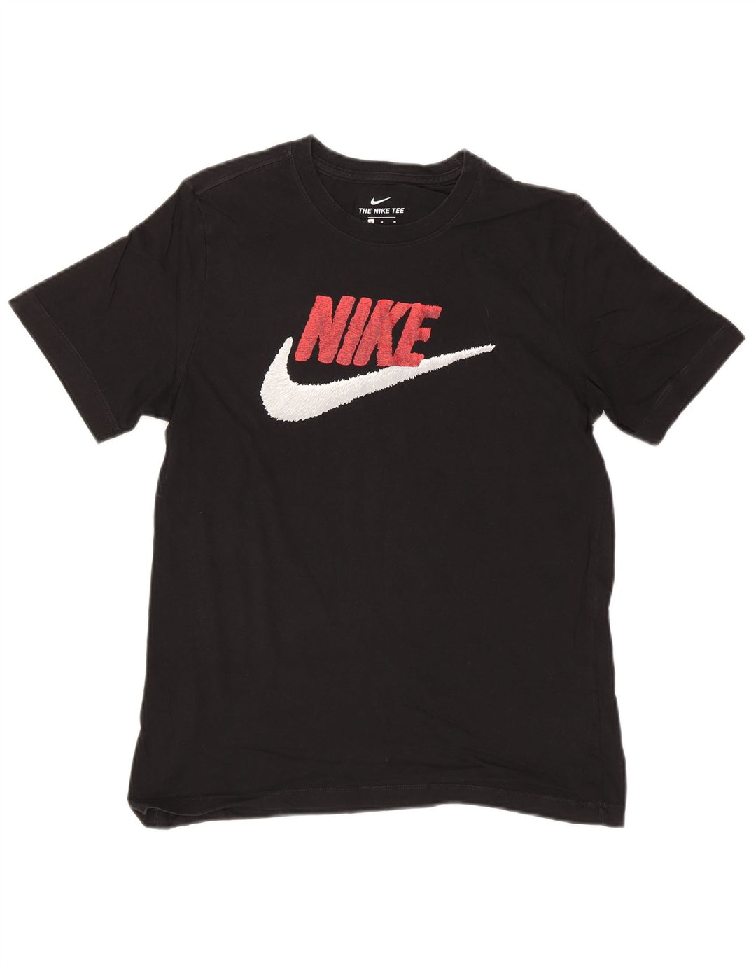 Nike Mens Graphic T-Shirt Top Medium Black Cotton