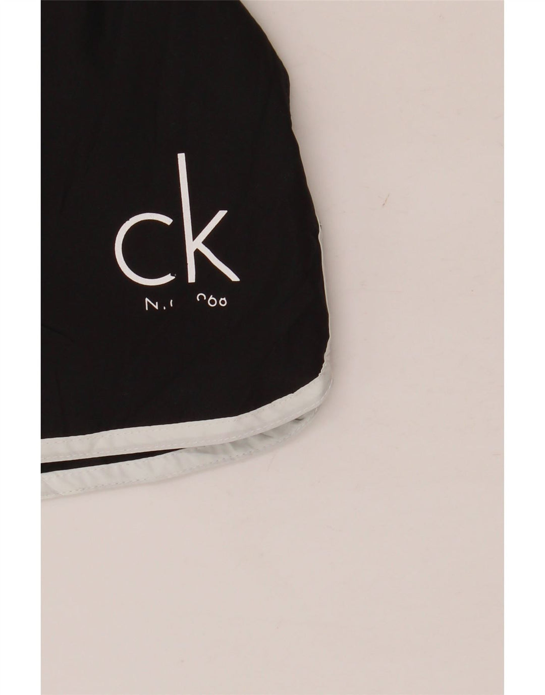 Calvin Klein Damen Badeshorts UK 10 Small Schwarz Polyester
