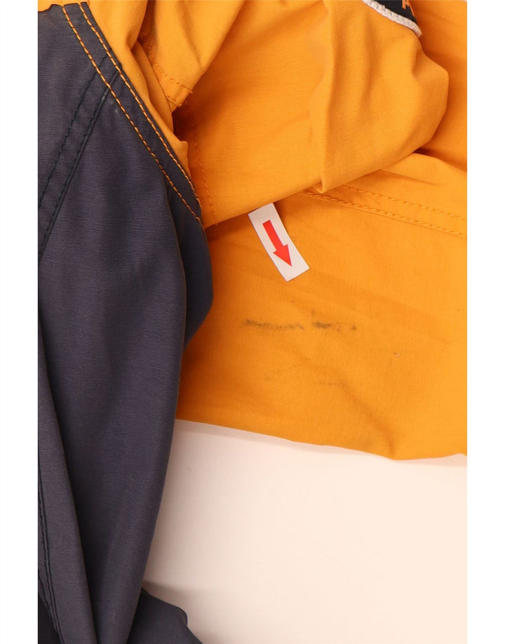 Superdry Mens Graphic Windbreaker Jacket UK 40 Large Orange Colourblock