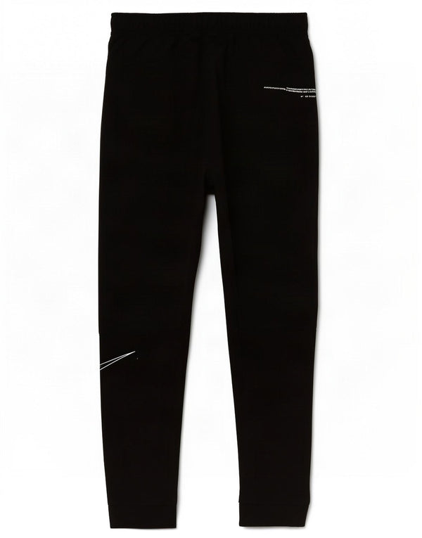 Nike Mens Dri Fit Graphic Tracksuit Trousers Joggers Small Black Polyester