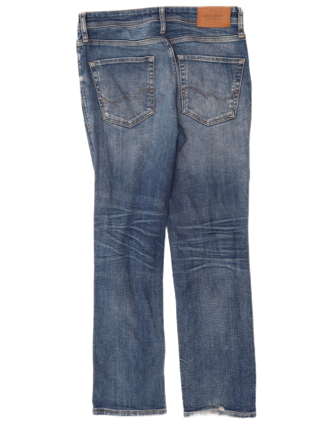 Jack & Jones Mens Slim Jeans W30 L30 Blue Cotton