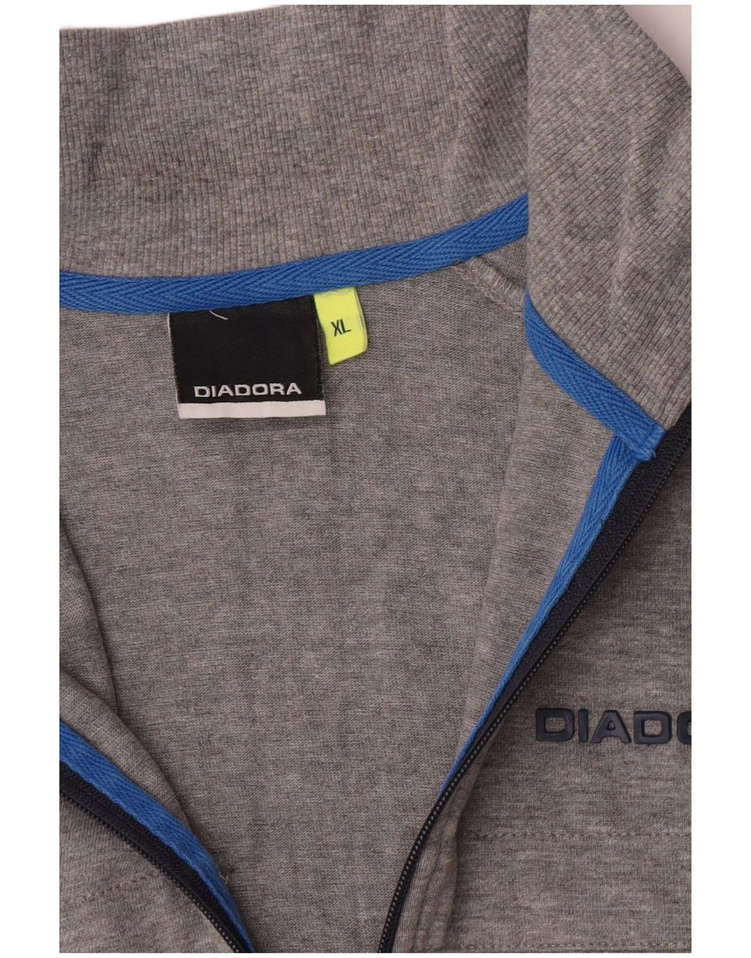 Diadora Mens Tracksuit Top Jacket XL Grey