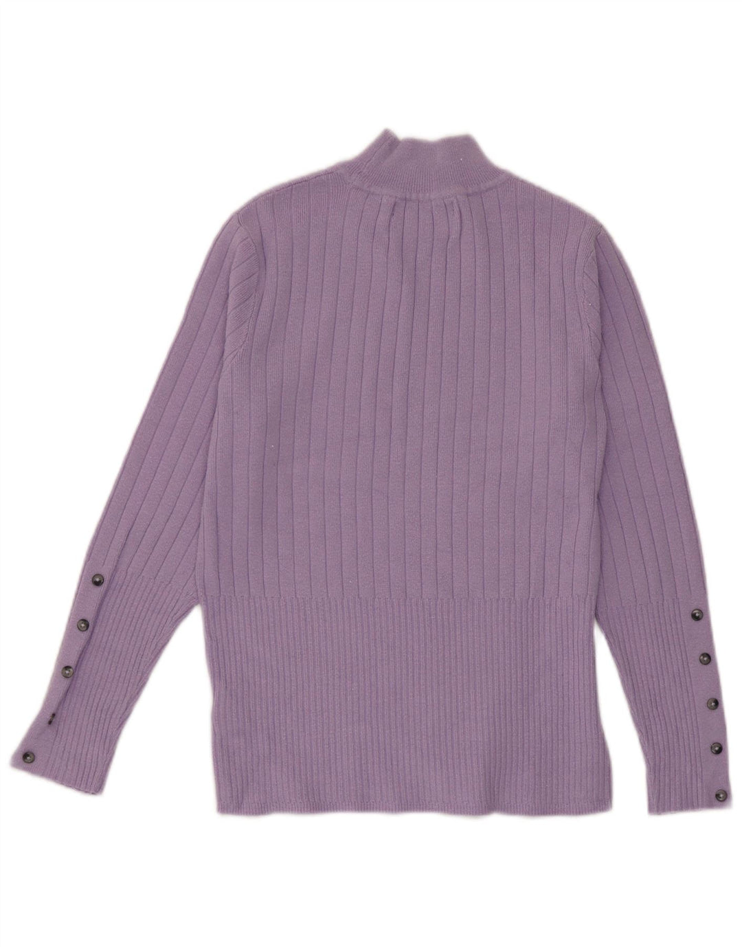 Marks & Spencer Damski sweter z golfem, UK 12, średni fiolet
