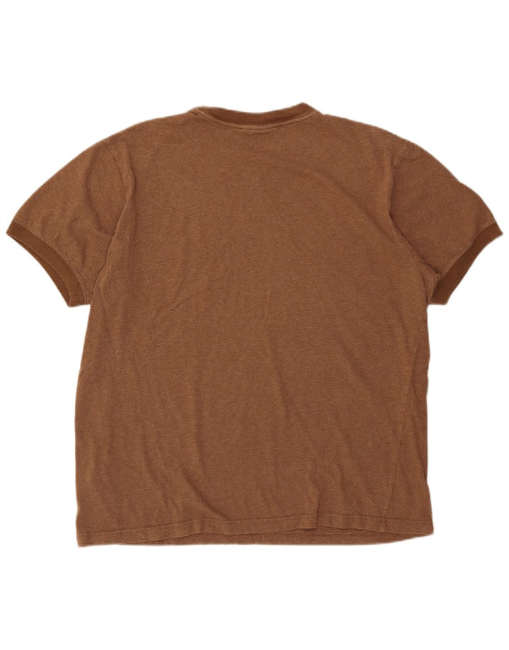 Puma Mens Regular Fit Graphic T-Shirt Top Large Brown Cotton