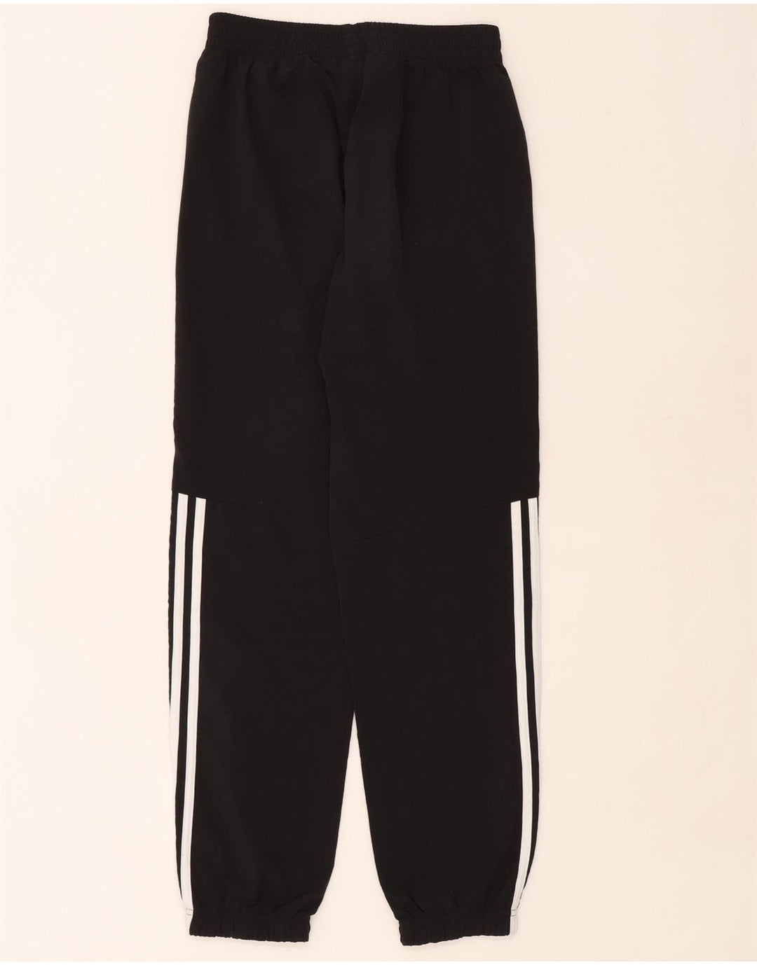 Adidas Boys Tracksuit Trousers Joggers 13-14 Years  Black Polyester