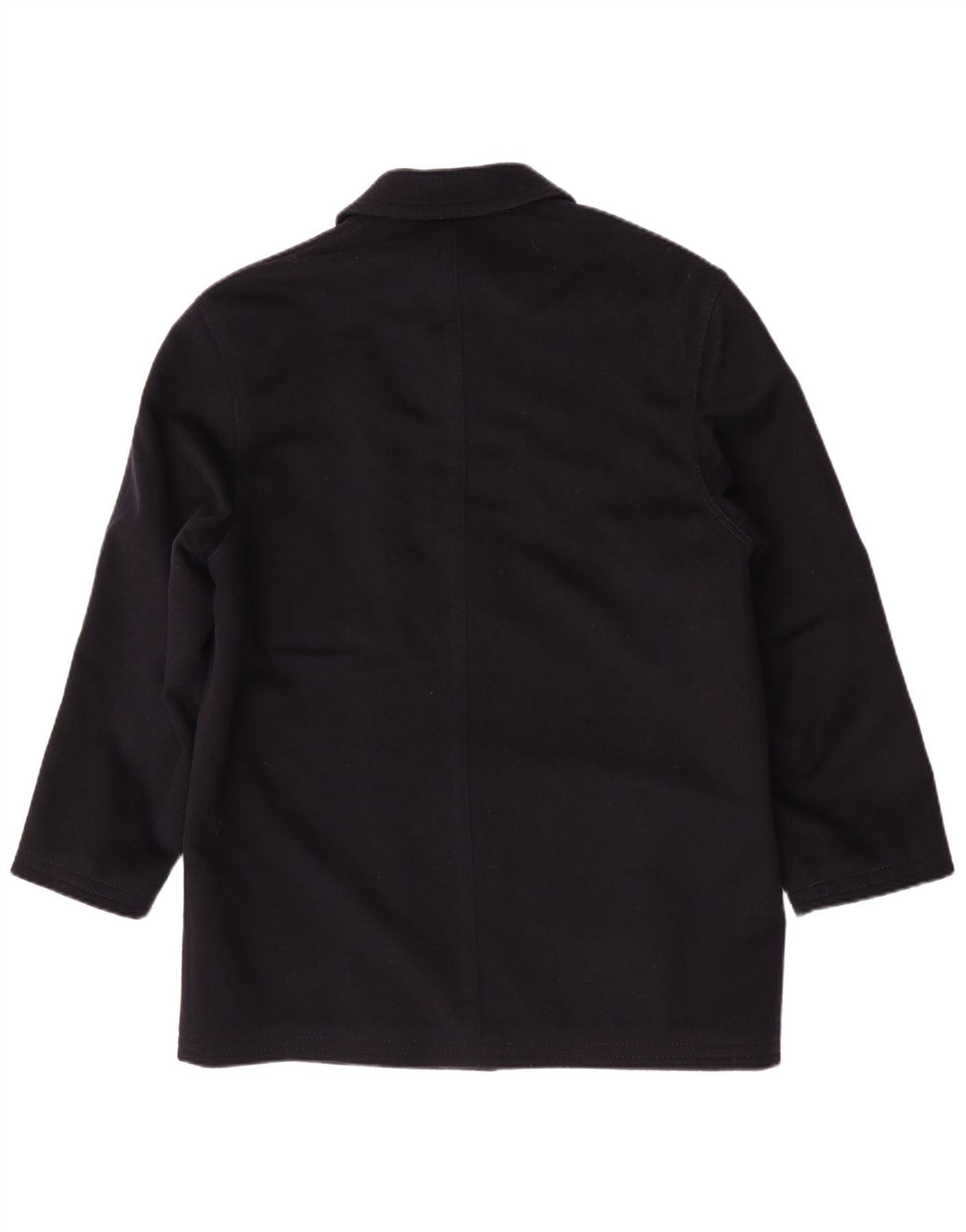 Rehbochloden Mens Overcoat IT 46 Small Navy Blue Wool
