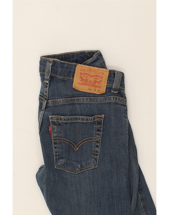 LEVI'S Boys 505 Straight Jeans 9-10 Years W25 L25 Blue Cotton | Vintage Levi's | Thrift | Second-Hand Levi's | Used Clothing | Messina Hembry 