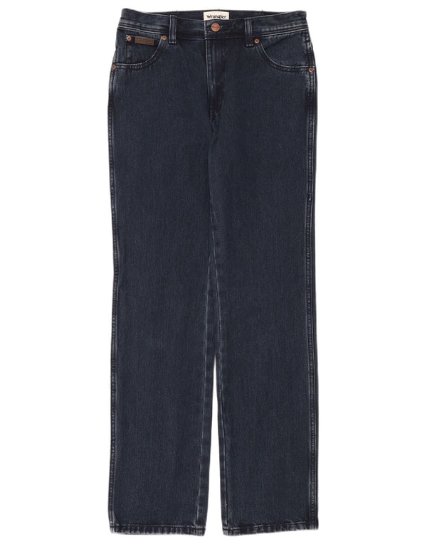 Wrangler Mens Texas Straight Jeans W29 L32 sötétkék pamut