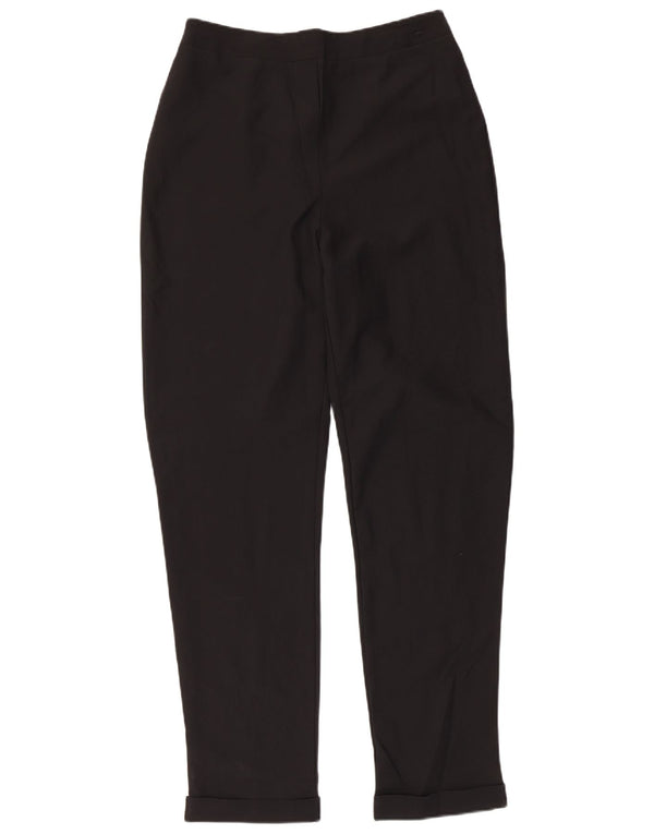 Lipsy Womens Tapered Casual Trousers UK 12 Medium W30 L30 Black Polyester