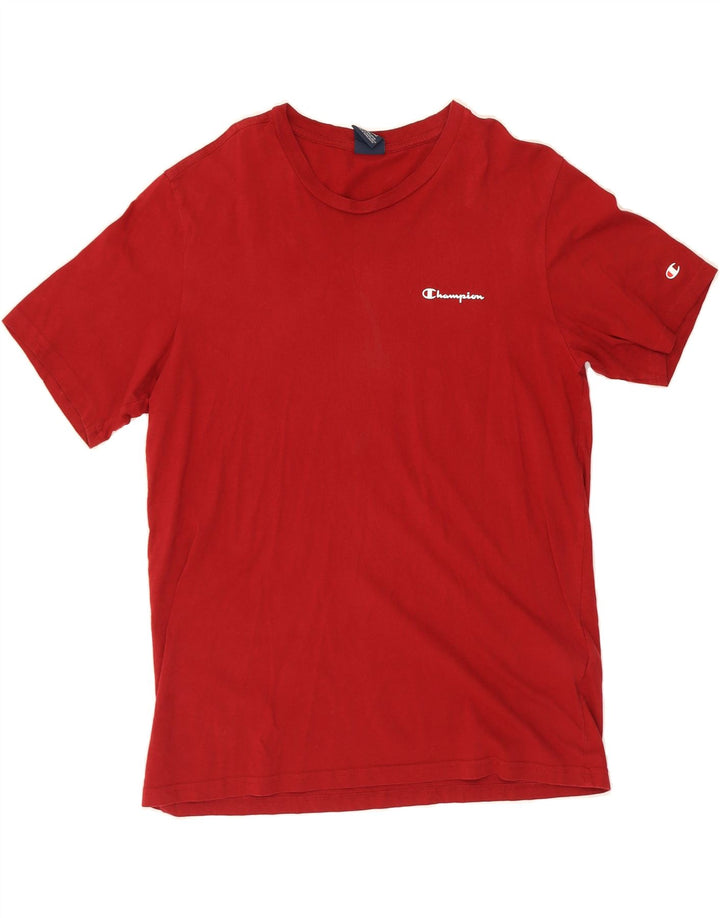 CHAMPION Mens T-Shirt Top XL Red Cotton Vintage Champion and Second-Hand Champion from Messina Hembry 