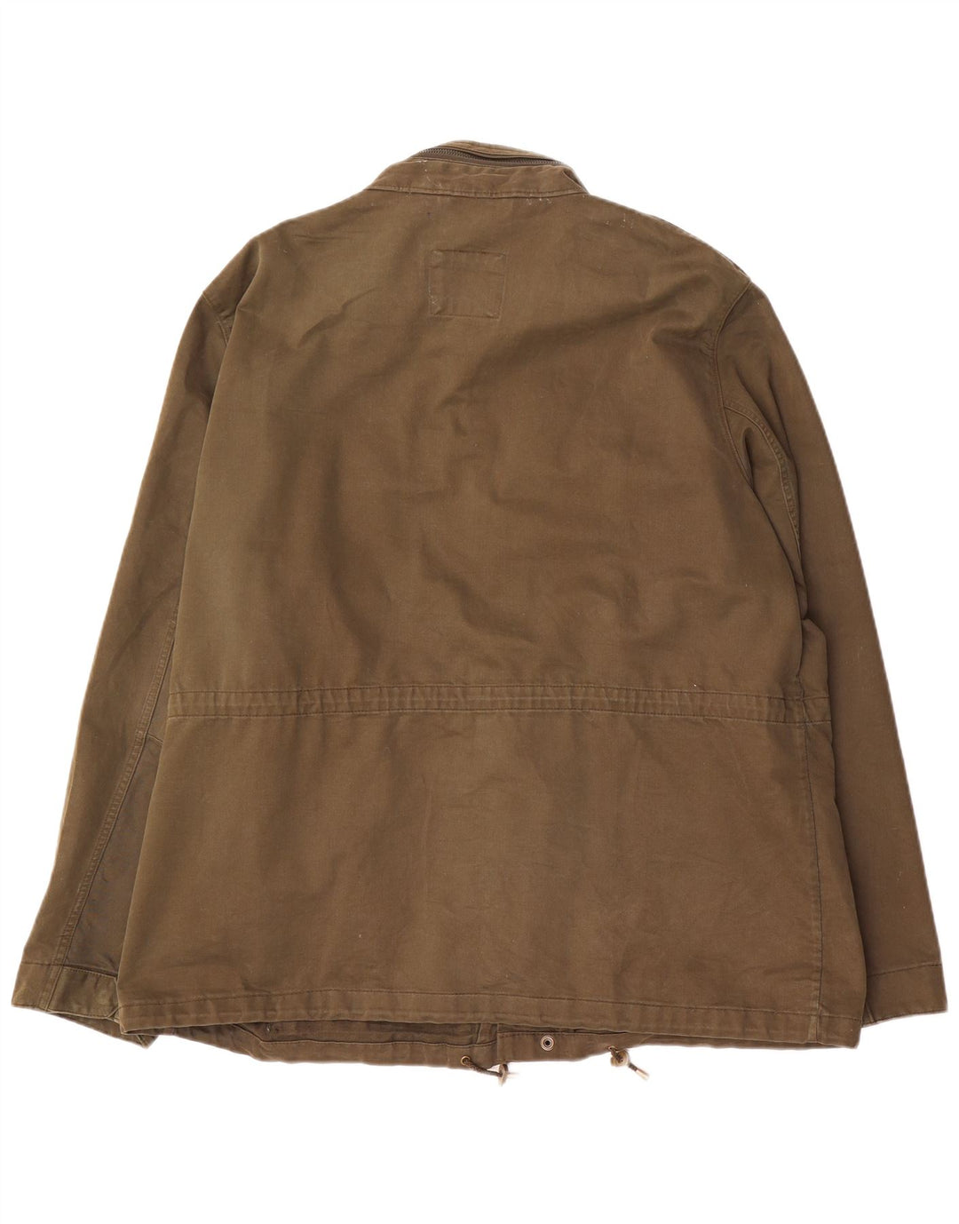 Marks & Spencer Herre Utility Jacket UK 46 3XL Khaki Cotton