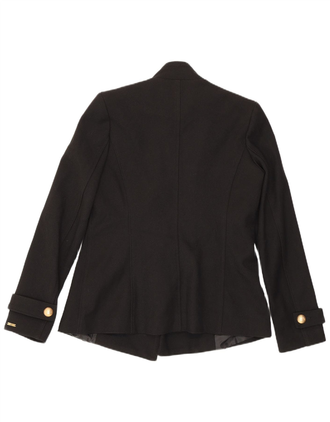 GUESS Womens Pea Coat UK 6 XS Black Polyester