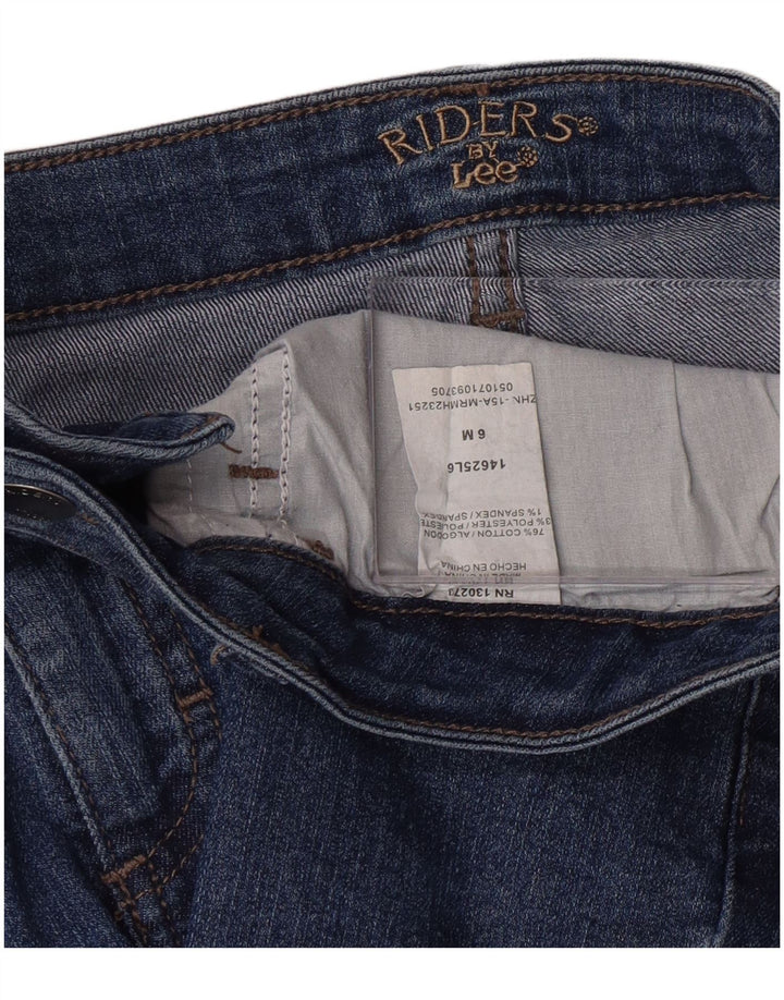 LEE Womens Riders Denim Shorts US 6 Medium W28  Blue Cotton
