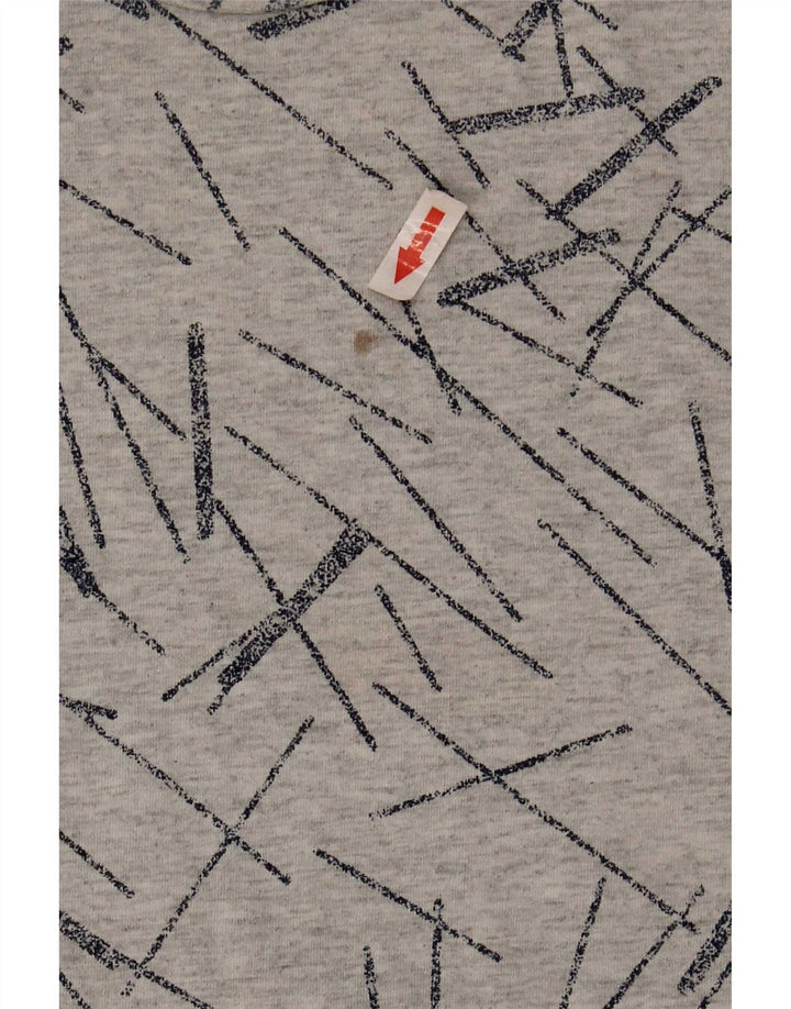 Lee T-Shirt Homme Petit Gris Rayé Coton