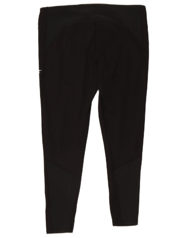 Leggings Reebok Donna Crop UK 20/22 XL Neri