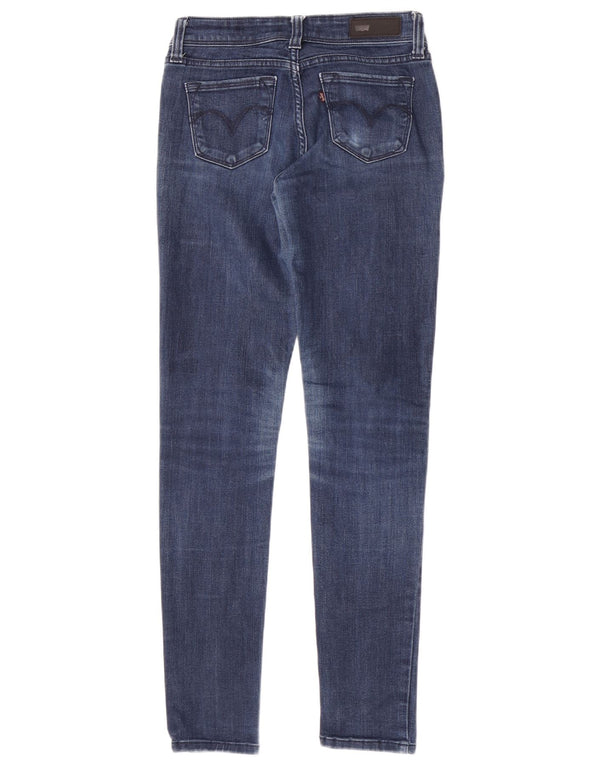 Levi's Damen Demi Curve Skinny Jeans W25 L30 Blaue Baumwolle