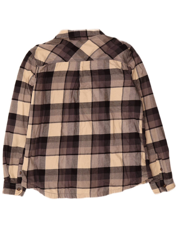 Carhartt Womens Lumberjack Flannel Shirt US 12/14 Großes mehrfarbiges Karomuster