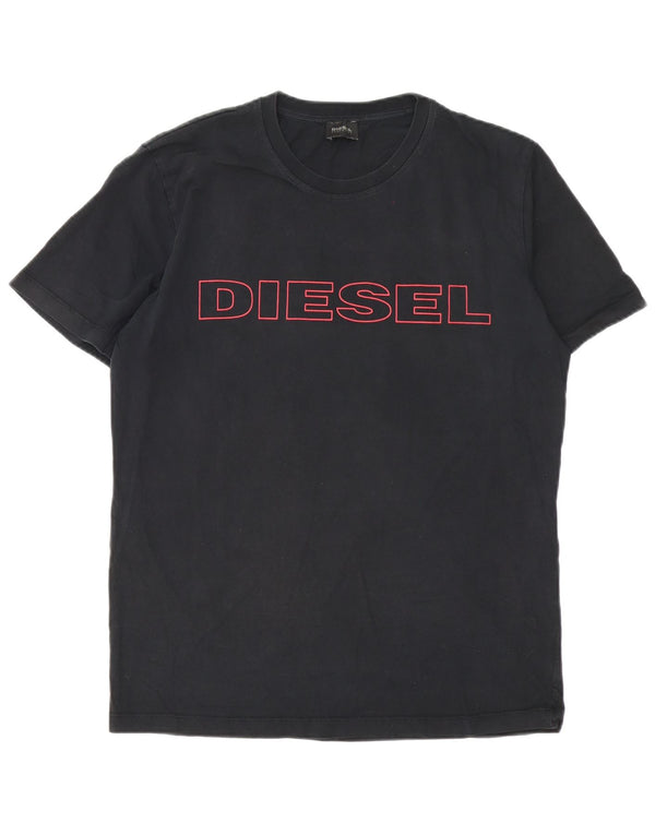 Tricou grafic pentru bărbați Diesel Top XL Bumbac negru
