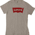 LEVI'S Mens Graphic T-Shirt Top Large Grey Cotton Vintage Levi's and Second-Hand Levi's from Messina Hembry 
