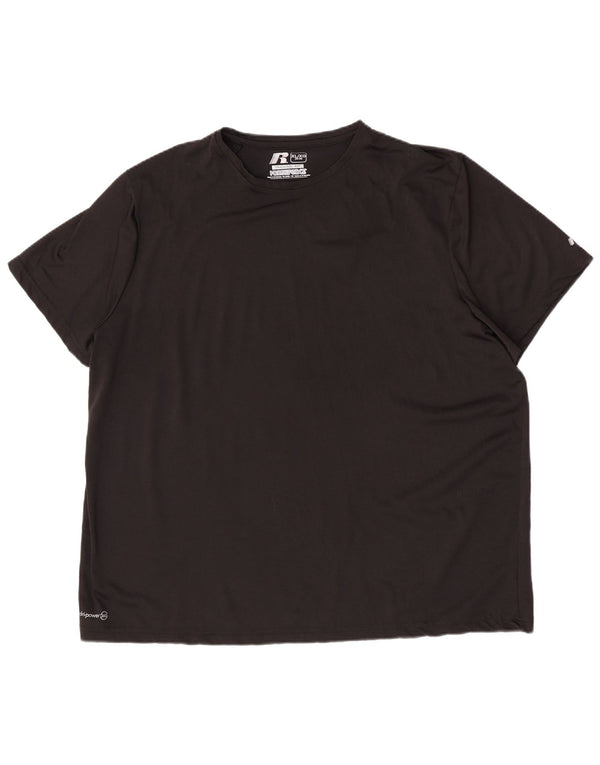 T-shirt Dri-Power da uomo Russell Athletic Top XL poliestere nero