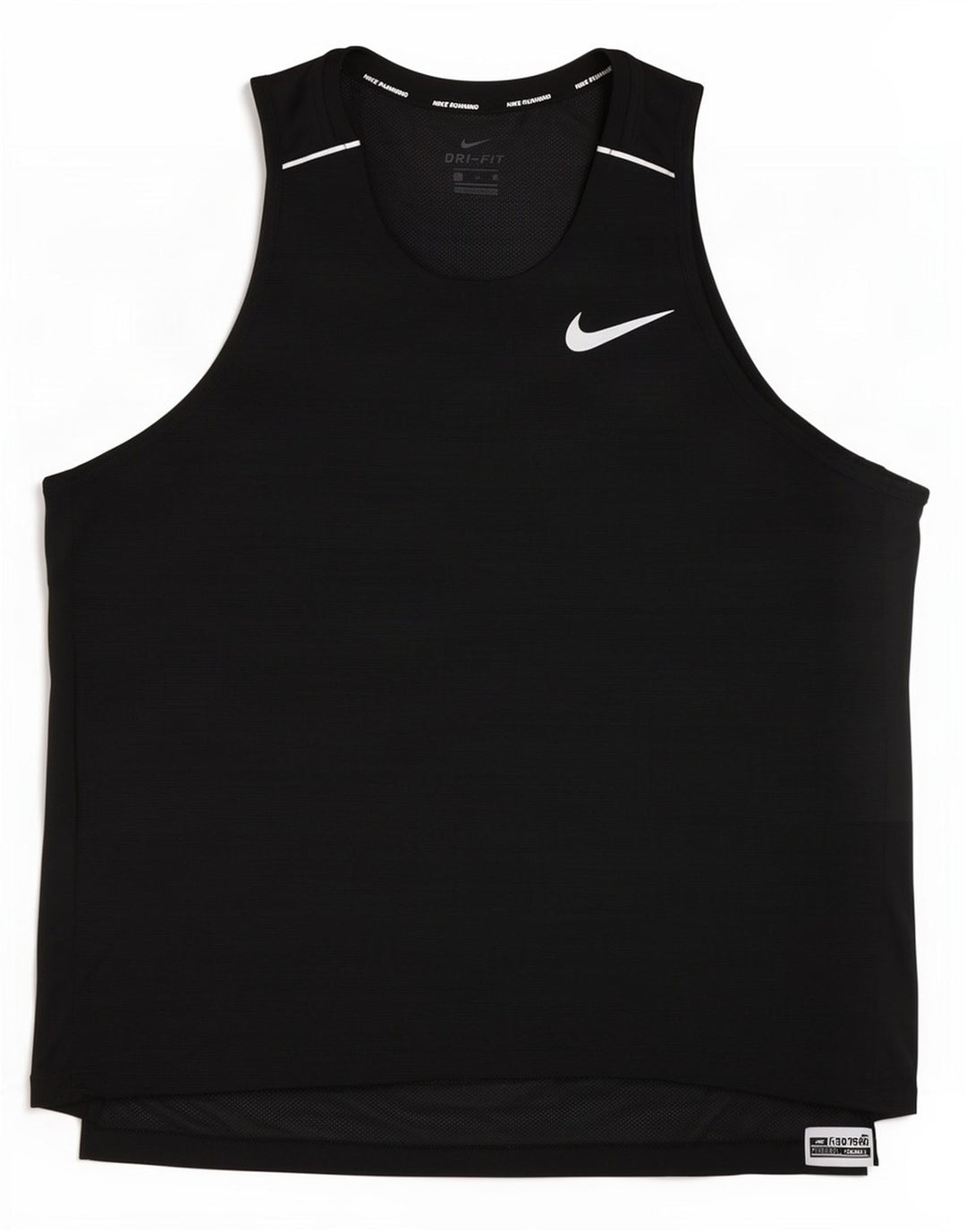 Canotta Nike Dri Fit da uomo XL XL poliestere gessato nero