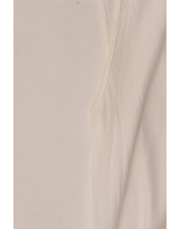 Blusa Donna Trussardi Jeans Top IT 40 Small Bianca in Viscosa