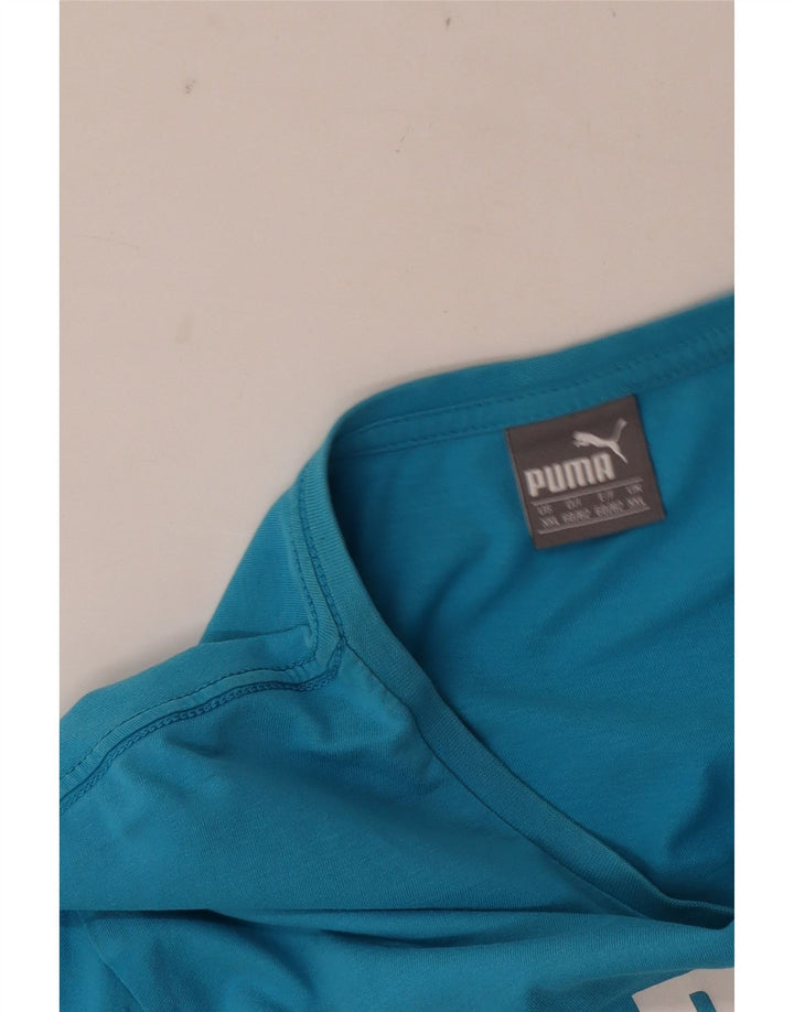 Puma Herre Grafisk T-Shirt Top 2XL Blå