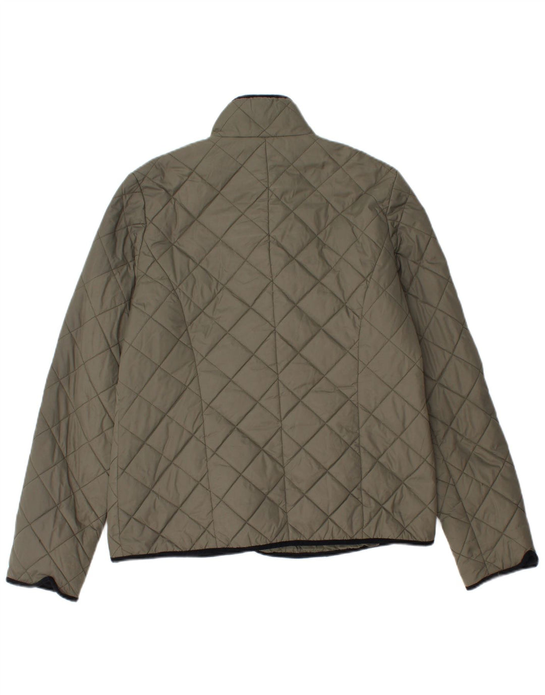 Jachetă matlasată Jaeger pentru femei UK 12 Medium Khaki Poliamidă