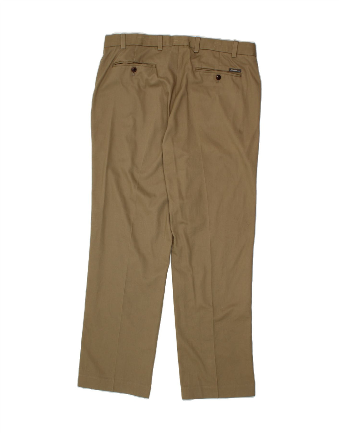 EDDIE BAUER Mens Straight Chino Trousers W36 L32 Beige Cotton Vintage Eddie Bauer and Second-Hand Eddie Bauer from Messina Hembry 
