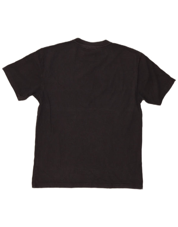 Dickies Herren-T-Shirt-Oberteil aus mittelschwarzer Baumwolle