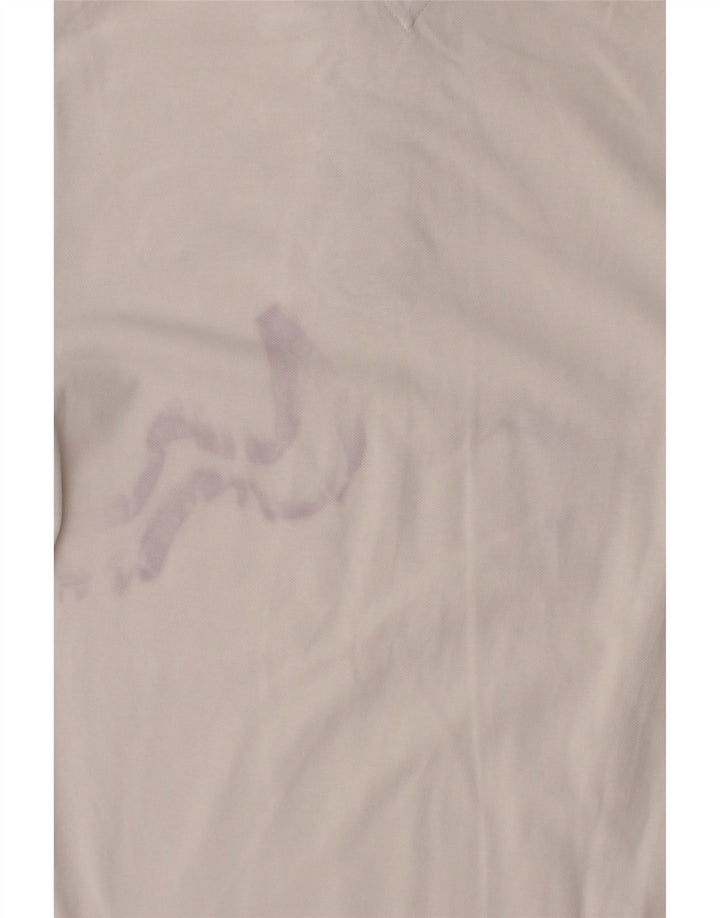 TOMMY HILFIGER Mens Polo Shirt Medium White Cotton Vintage Tommy Hilfiger and Second-Hand Tommy Hilfiger from Messina Hembry 