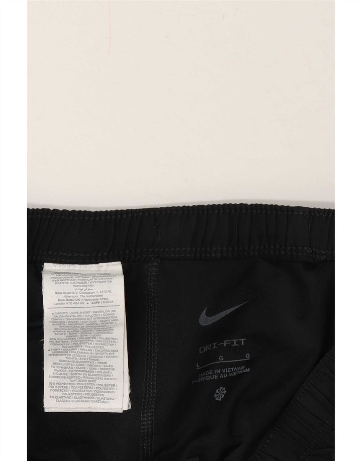 Nike Herren Dri Fit Sportshorts, groß, aus schwarzem Polyester