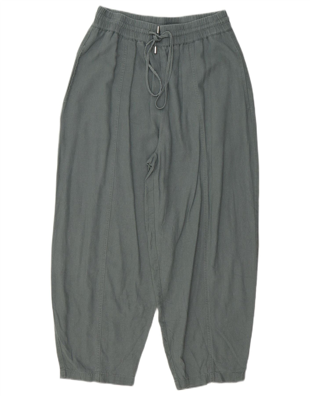 Zara Womens Harem Trousers Small W26 L24 Green
