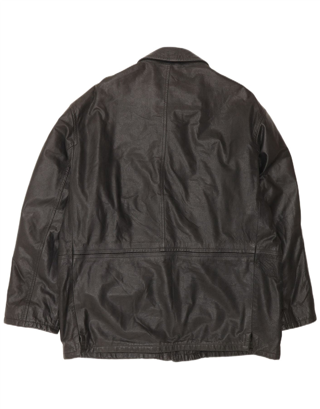 Conbipel Herren Lederjacke IT 56 2XL Schwarzes Leder